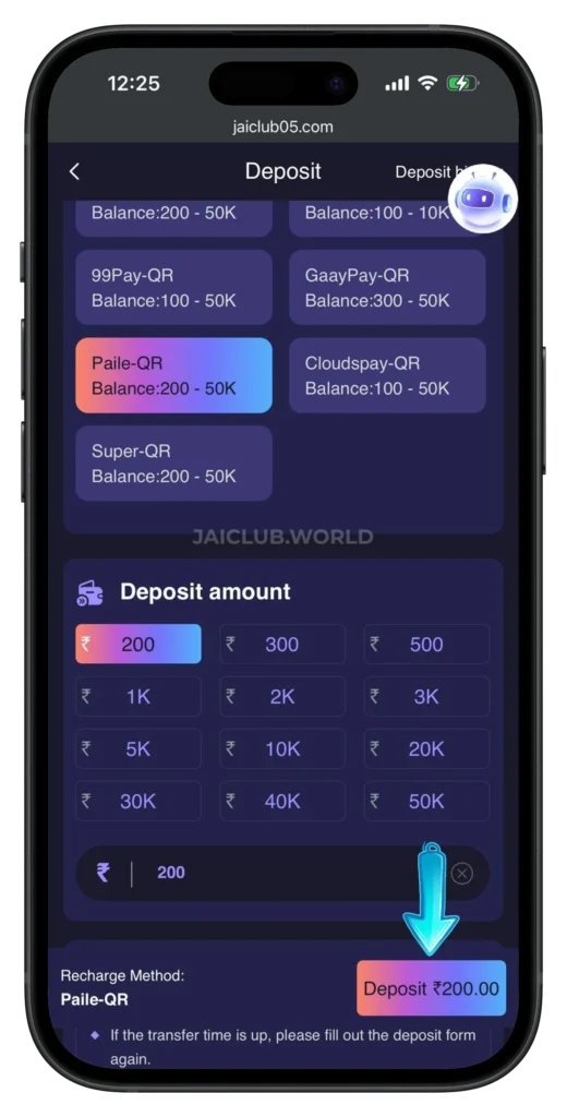 JAICLUB-DEPOSIT-PAGE